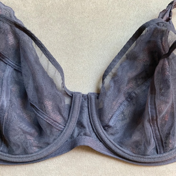 Freya Festival 32G Vibe High Apex Underwire Plunge Bra in Cinder - Picture 10 of 13